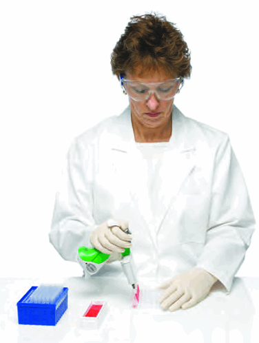 VistaLab 1060-0850L Ovation Pipettes Electronic Multichannel - Relaxed shoulders