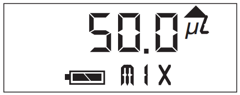 VistaLab 1060-0850L Ovation Pipettes Electronic Multichannel - appears on the display1