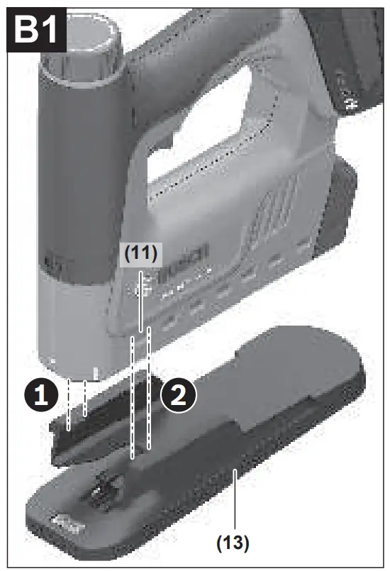Accessories for tacking paper and for tacking at equal distances