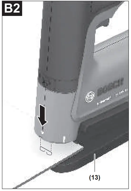 Accessories for tacking paper and for tacking at equal distances