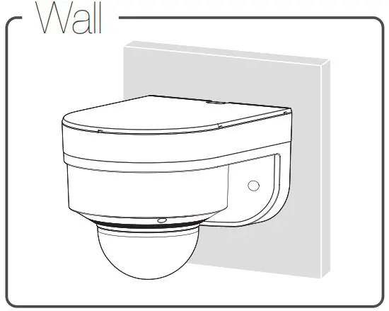 Hanwha Vision SBP 140WMW Indoor Wall and Pole Mount - Installation Precautions 1