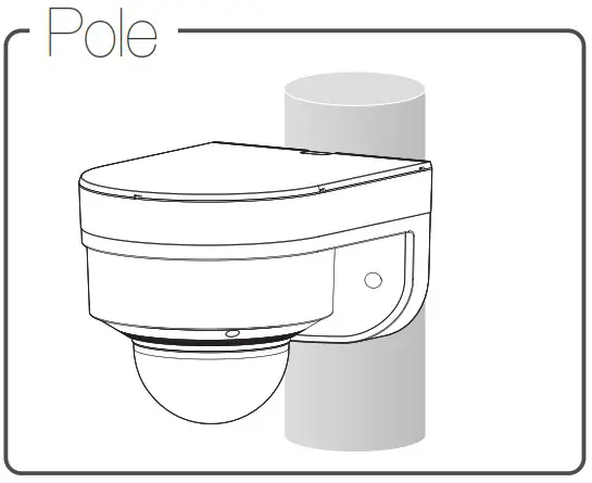 Hanwha Vision SBP 140WMW Indoor Wall and Pole Mount - Installation Precautions 2