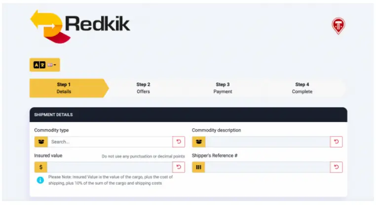 Redkik-Transport-Intermediary-App-FIG 1