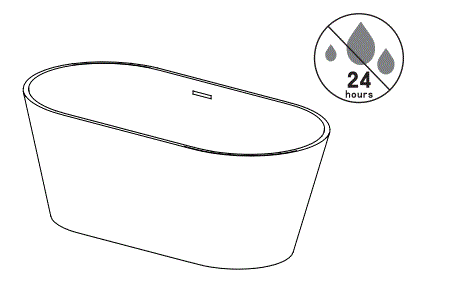 Magic-Home-W543-21S0102-60-59-Inch-Classic-Oval-Anti-Clogging-Acrylic-Flatbottom-FIG-8