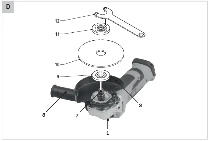 VONROC-AG501DC-VPower-20V-Angle-Grinder-5