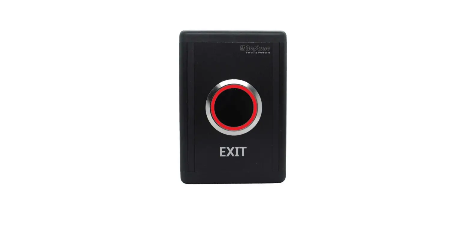 Neptune Neitb58w Infrared Touchless Exit Button In Rectangle Case User Manual