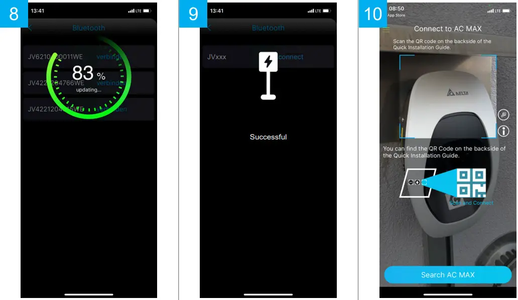 DELTA AC Max Basic 11 EV Charger - MAX App 4