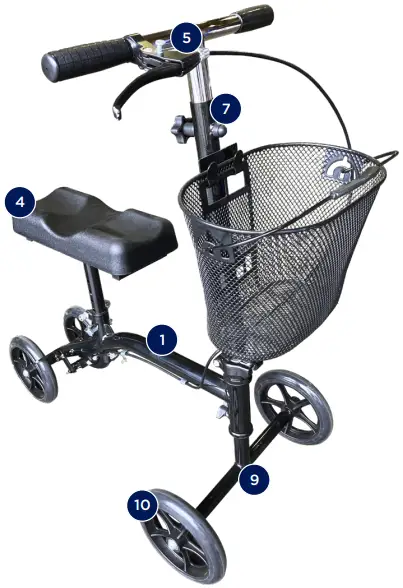 aspire WAF712200 Knee Walker A9