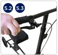 aspire WAF712200 Knee Walker B5