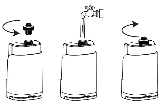 Assemble Clean Water Bucket Assembly