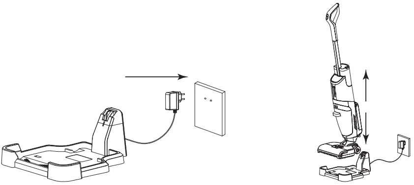 Instructions for Charging and Auto-cleaning