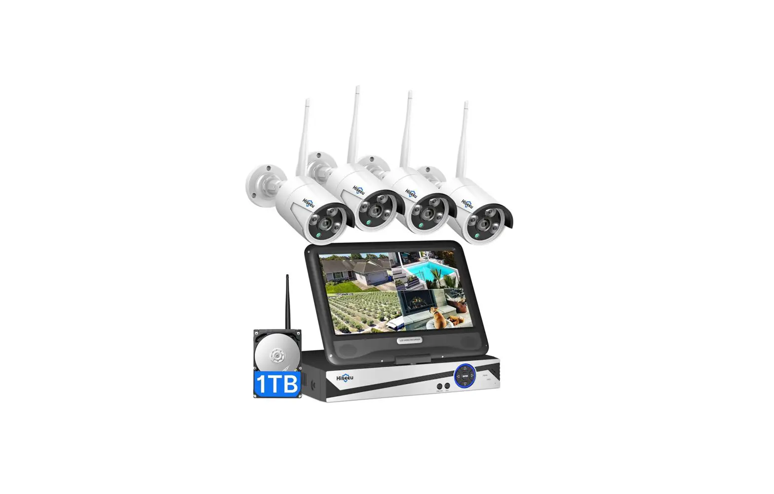 Hiseeu Wk-10v Wireless Network Video Recorder System User Manual