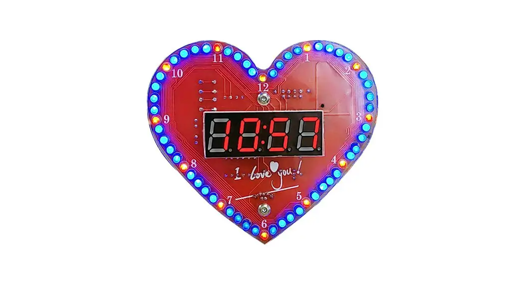 Mioyoow Tj-56-513b Heart Shaped 4bit Digital Clock Diy Kit User Manual Mioyoow Tj-56-513b Heart Shaped 4bit Digital Clock Diy Kit User Manual