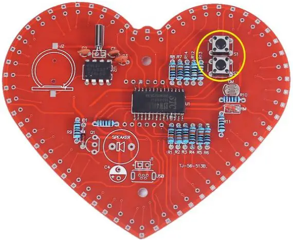 MiOYOOW TJ 56 513B Heart Shaped 4Bit Digital Clock DIY Kit - fig 14