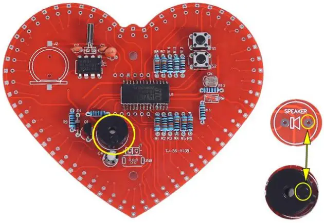 MiOYOOW TJ 56 513B Heart Shaped 4Bit Digital Clock DIY Kit - fig 17