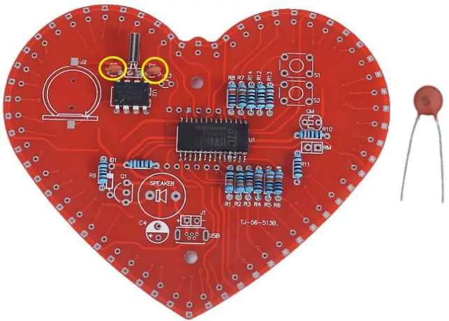MiOYOOW TJ 56 513B Heart Shaped 4Bit Digital Clock DIY Kit - fig 9