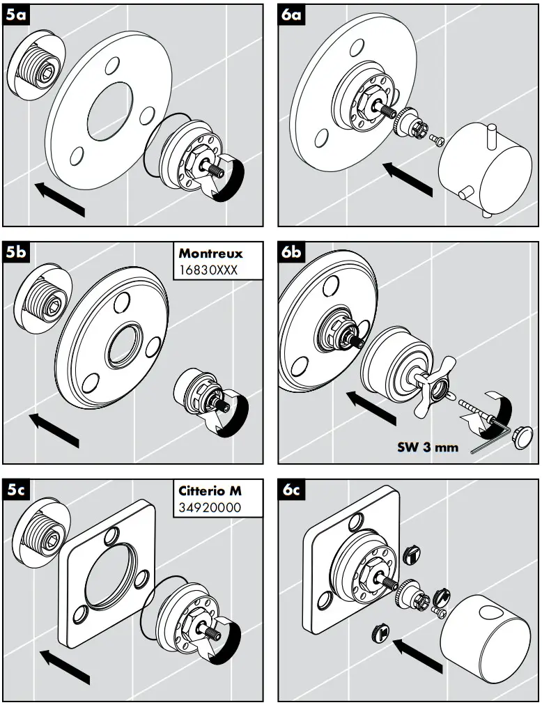 hansgrohe 10930000 AXOR Starck Shut-Off and Diverter Valves - fig 2