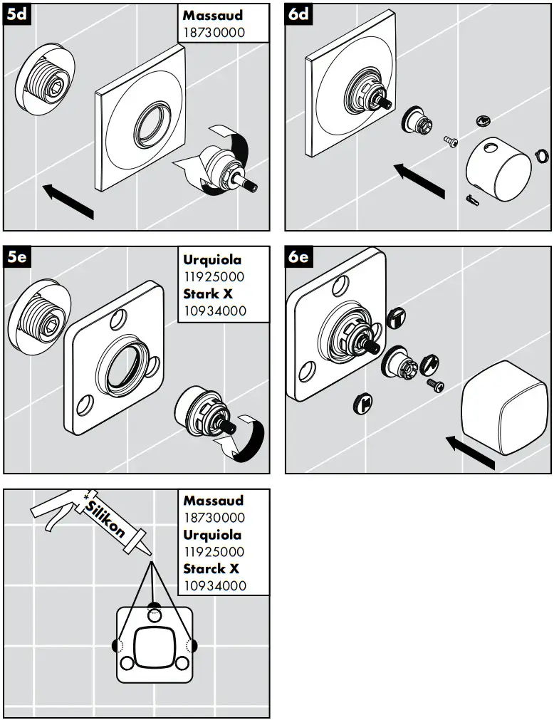 hansgrohe 10930000 AXOR Starck Shut-Off and Diverter Valves - fig 3