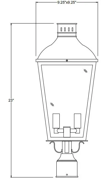 CRYSTORAMA-DUM-9807-GE-Dumont-Outdoor-3-Light-Wall-Mount-FIG-1