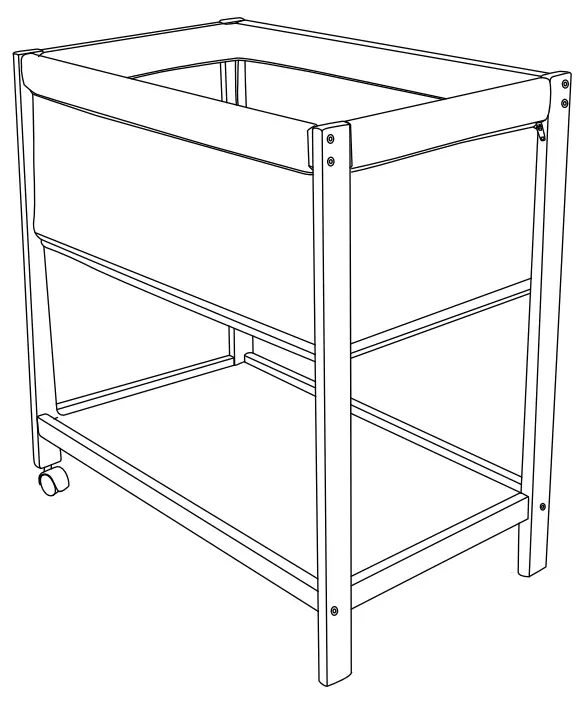 anko 43279524 Mesh Bassinet -