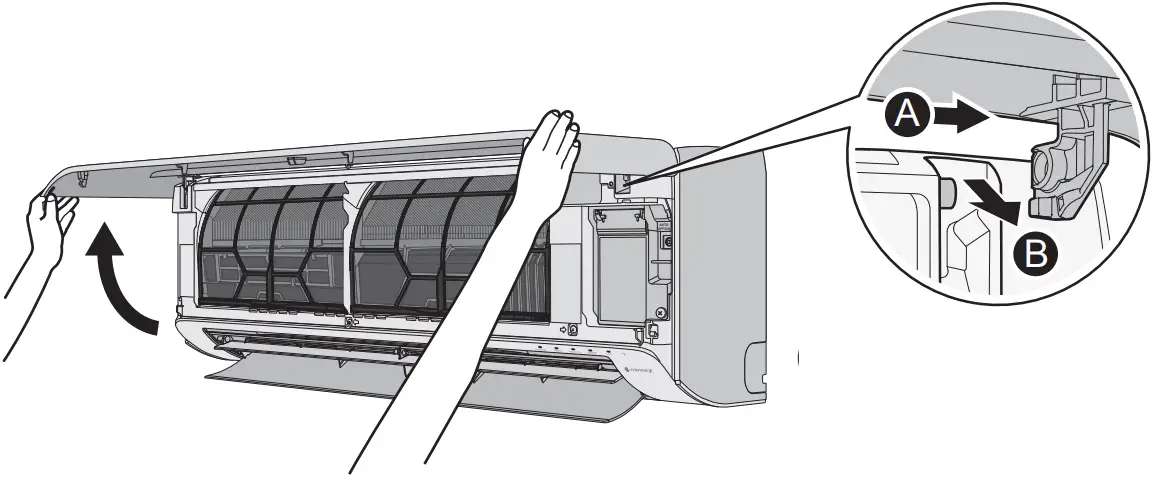 Panasonic CS-XU9ZKH-8 Indoor Air Conditioner - remove