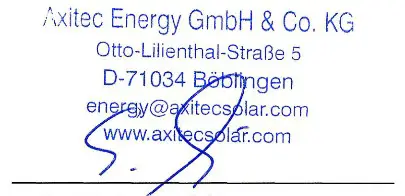 AXITEC AXIstorage Li SV1 Storage Sets with Inverter - sine