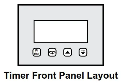 OFITE 120-70 Stirred Fluid Loss Tester - Timer Front Panel Layout