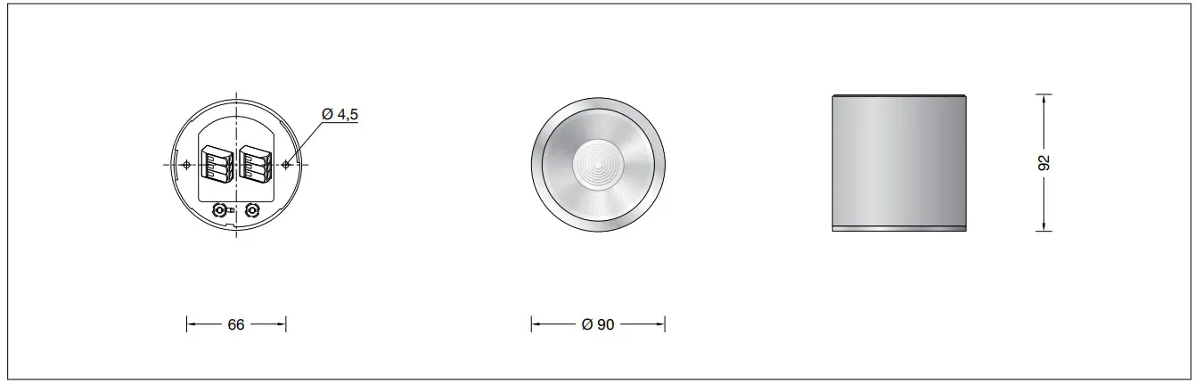 BEGA 50923.5 Ceiling Luminaire Downlight - overview