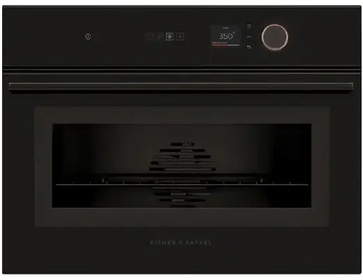 FISHER PAYKEL OS24NMLB1 24 Inch 18 Function Combination Steam Oven