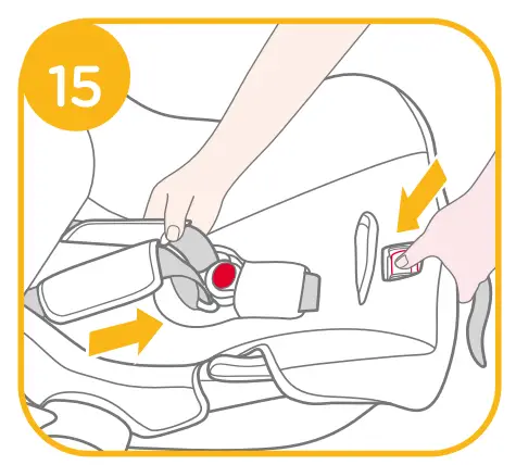 Securing Child in the Enhanced Child Restraint