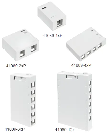 Leviton 41089-12E QuickPort Surface Mount Housing-fig-1