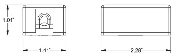 Leviton 41089-12E QuickPort Surface Mount Housing-fig-2