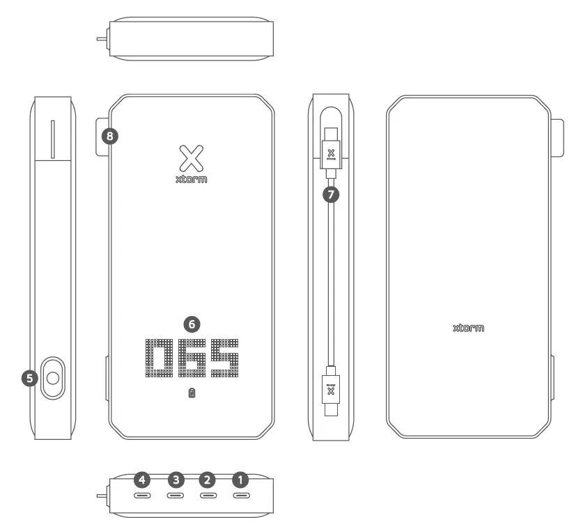 xtrom XB402 Titan Pro Power Bank 1