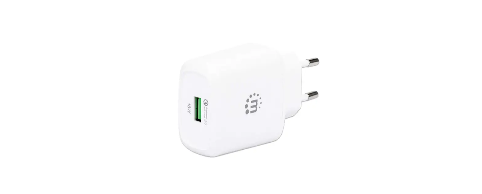 Manhattan 102285 Qc3.0 Wall Charger-18w User Manual