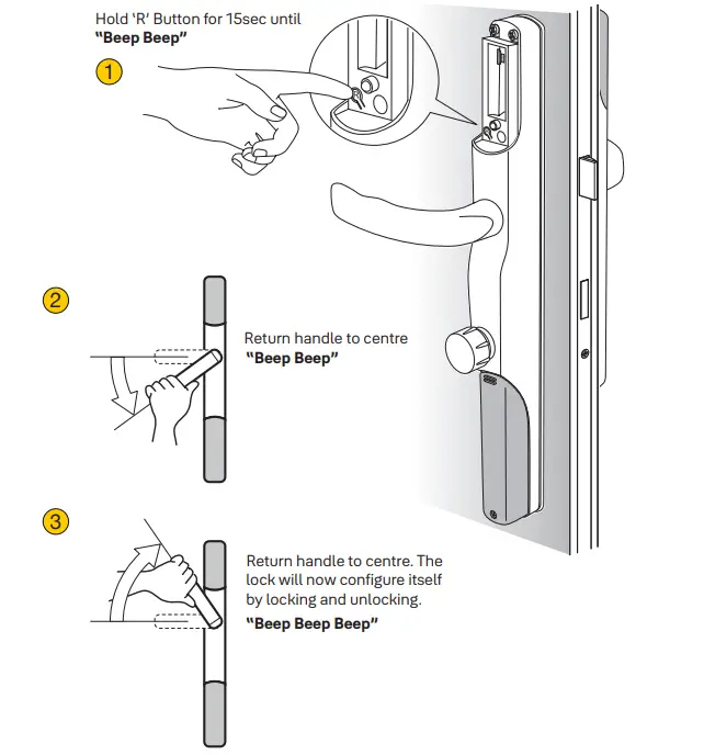 Yale Conexis L2 Smart Lock - Handle 3