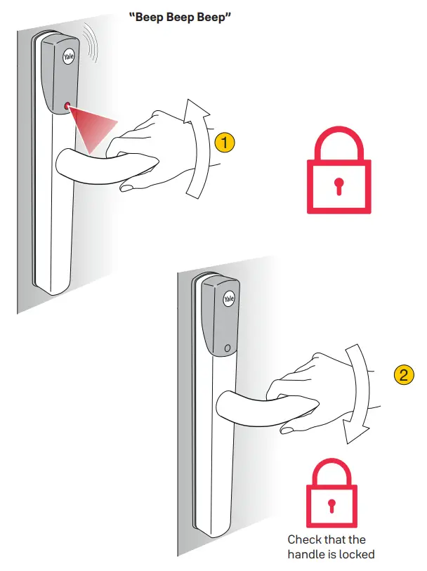 Yale Conexis L2 Smart Lock - door remains