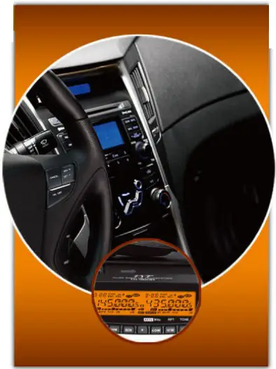 TYT TH-9800 Quad Band 50W Cross Band Mobile Car Ham Radio Black - fig