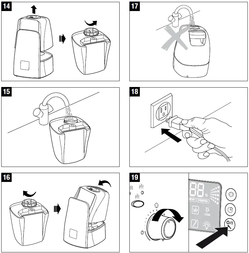 Air-O-Swiss Humidifier AOS U600 Ultrasonic User Manual-fig-10