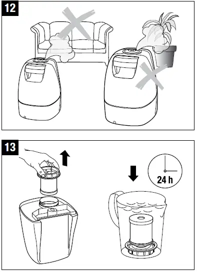 Air-O-Swiss Humidifier AOS U600 Ultrasonic User Manual-fig-11
