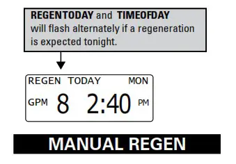 Evolve EV1 TW Twin Water Softeners and Conditioners - OPERATING DISPLAYS 2