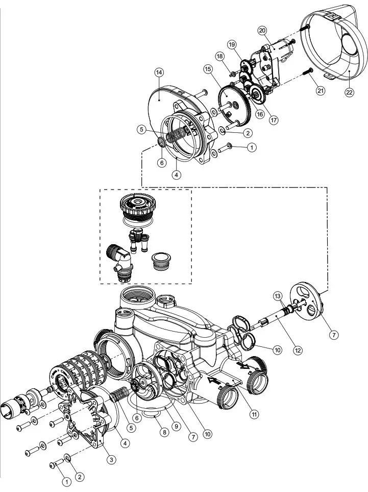 Evolve EV1 TW Twin Water Softeners and Conditioners - REPLACEMENT PARTS 4