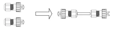 Communication cable connection