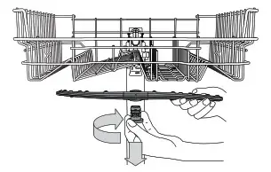 Indesit D2F HK26 Dishwasher - CLEANING