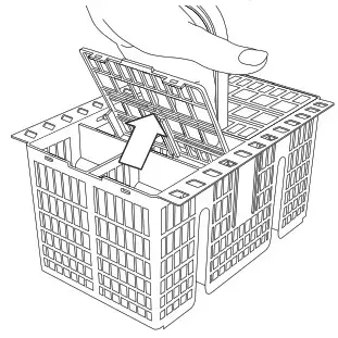 Indesit D2F HK26 Dishwasher - CUTLERY BASKET