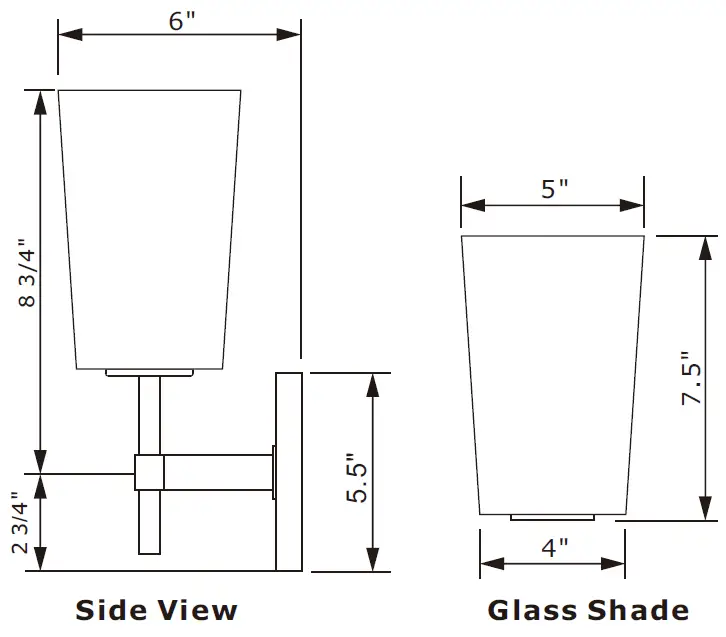 CRYSTORAMA- COL-103-BK- Colton- 3- Light- Black- Wall -Sconce-FIG-4
