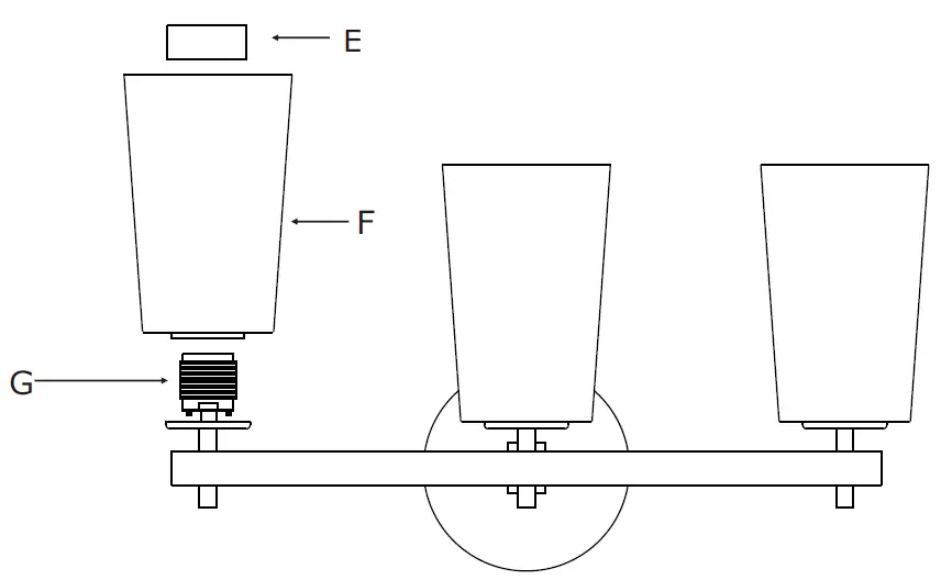 CRYSTORAMA- COL-103-BK- Colton- 3- Light- Black- Wall -Sconce-FIG-6