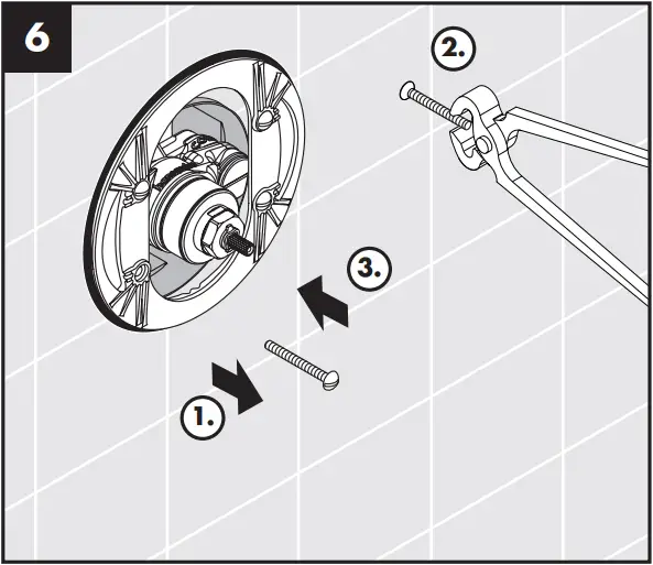 hansgrohe Concealed Highflow Thermostatic Faucet - Assembly 6