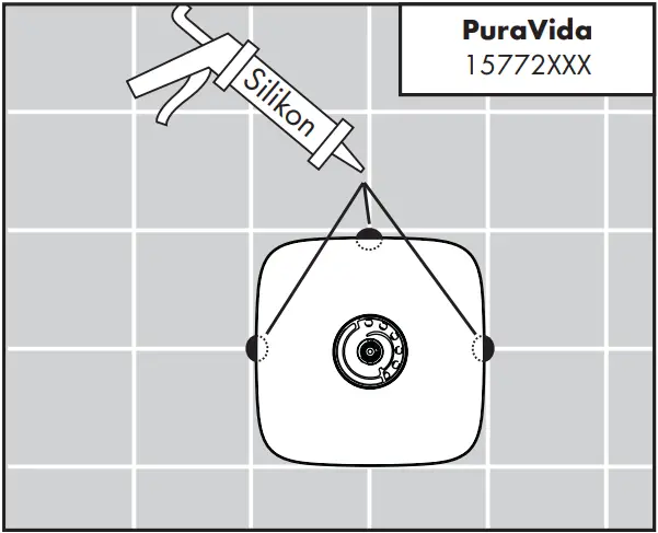 hansgrohe Concealed Highflow Thermostatic Faucet - Assembly 6a