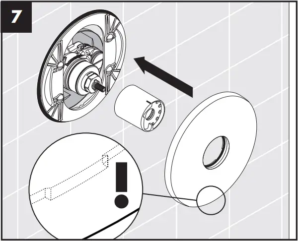 hansgrohe Concealed Highflow Thermostatic Faucet - Assembly 7