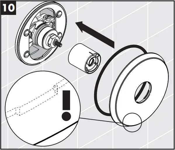 hansgrohe Concealed Highflow Thermostatic Faucet - Maintenance 10